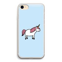 Eenhoorn: iPhone 7 Transparant Hoesje