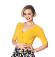 Banned Sweet Dreams Overload Cardigan Mustard-XL