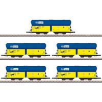 Märklin 086311 Z set van 5 goederenwagen Falns voor kolentransport van de PKP