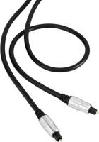 Toslink Digitale audio Aansluitkabel [1x Toslink-stekker (ODT) - 1x Toslink-stekker (ODT)] 1.00 m Zwart SuperSoft-mantel SpeaKa Professional