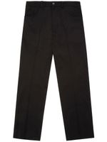 Bally pantalon droit à plis marqués - Noir