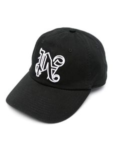 Palm Angels casquette à logo appliqué - Noir