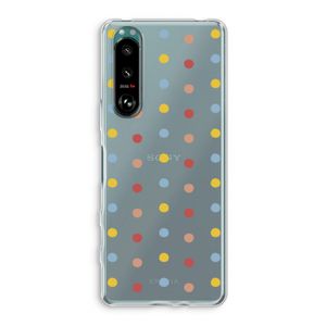 Bollen: Sony Xperia 5 III Transparant Hoesje