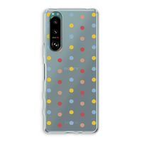 Bollen: Sony Xperia 5 III Transparant Hoesje