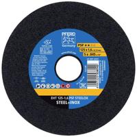 PFERD EHT 125-1,6 PSF STEELOX (10) 69198296 Doorslijpschijf recht 125 mm 10 stuk(s) RVS, Staal