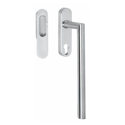 Intersteel SchuifdeurbeslagSlydo hoek RVS met profielcilinder - 0035.450061