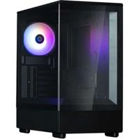 Mini Tower PC-behuizing zonder voeding - ZALMAN P10 (zwart) - Micro ATX/Mini-ITX - 1x120mm A-RGB - USB-C/3.0/HD Audio - Gehard glas