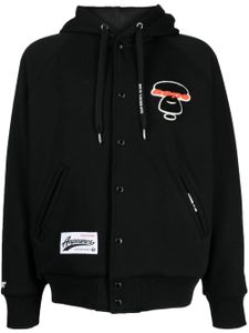 AAPE BY *A BATHING APE® veste à appliqué logo - Noir