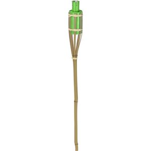 Bamboe tuinfakkel groen 65 cm   -