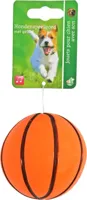 Boon hondenspeelgoed basketbal tpr+piep 8 centimeters ornj