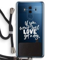 Partner in crime: Huawei Mate 10 Pro Transparant Hoesje met koord