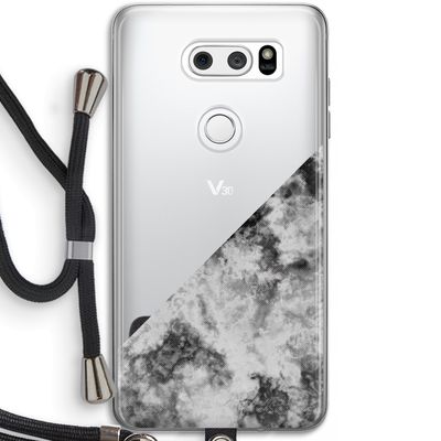 Onweer: LG V30 Transparant Hoesje met koord