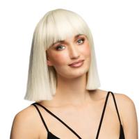 Pruik Djamilla - Blond - dames - verkleed pruiken - carnaval