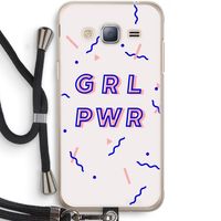 GRL PWR: Samsung Galaxy J3 (2016) Transparant Hoesje met koord