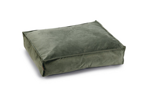 Designed by Lotte Ligkussen hond Nalino - Groen 70 x 55 x 15 cm