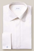 ETON Slim Fit Gala shirt beige, Effen - thumbnail