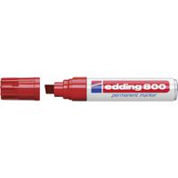 Edding 800 4-800-1-1002 Permanent marker Rood Watervast: Ja - thumbnail