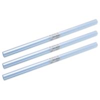 Kaftfolie voor schoolboeken - 3x stuks - transparant - rol van 2 meter