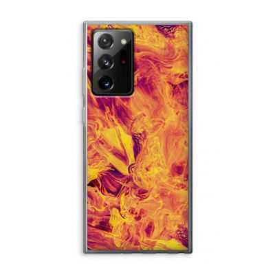 Eternal Fire: Samsung Galaxy Note 20 Ultra / Note 20 Ultra 5G Transparant Hoesje