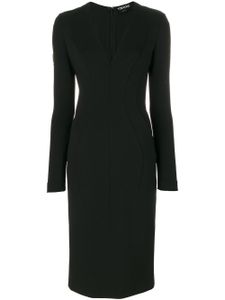 TOM FORD robe midi à coupe ajustée - Noir