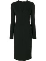 TOM FORD robe midi à coupe ajustée - Noir - thumbnail