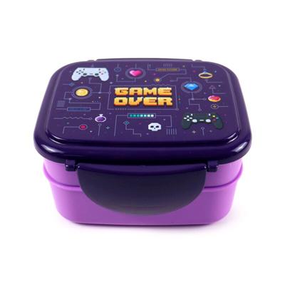 Game Over Clip Bento Box Lunchtrommel Bestek