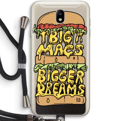 Big Macs Bigger Dreams: Samsung Galaxy J7 (2017) Transparant Hoesje met koord