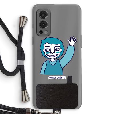 Zwaai: OnePlus Nord 2 5G Transparant Hoesje met koord