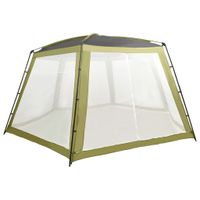 VidaXL Zwembadtent 660x580x250 cm stof groen VidaXL Zwembadtent 660x580x250 cm stof groen