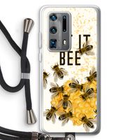 Let it bee: Huawei P40 Pro Plus Transparant Hoesje met koord