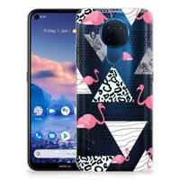 Nokia 5.4 | TPU Hoesje | Flamingo Triangle