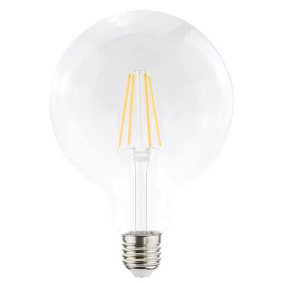 HOFTRONIC™ LED Filament lamp E27 - 9 Watt 1055 Lumen - G125 - 2700K Warmwit licht - Dimbaar - Helder glas