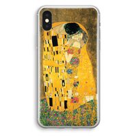 Der Kuss: iPhone XS Transparant Hoesje