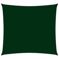 Zonnescherm vierkant 4,5x4,5 m oxford stof donkergroen