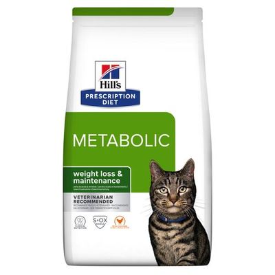 Hill&apos;s Prescription Diet Metabolic Weight Management kattenvoer Kip 12kg zak