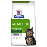 Hill&apos;s Prescription Diet Metabolic Weight Management kattenvoer Kip 12kg zak