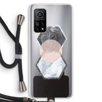 Creatieve toets: Xiaomi Mi 10T 5G Transparant Hoesje met koord