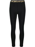 Just Cavalli legging taille haute à bande logo - Noir - thumbnail