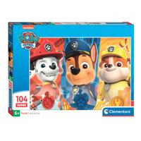 Clementoni legpuzzel super color paw patrol close up, 104st.