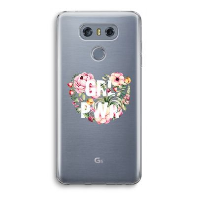 GRL PWR Flower: LG G6 Transparant Hoesje
