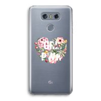GRL PWR Flower: LG G6 Transparant Hoesje