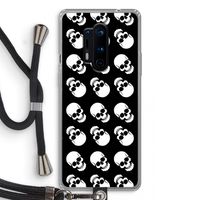 Musketon Skulls: OnePlus 8 Pro Transparant Hoesje met koord