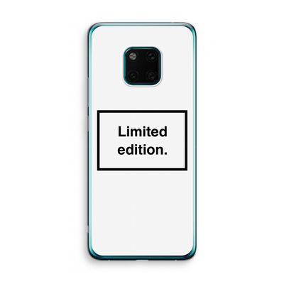 Limited edition: Huawei Mate 20 Pro Transparant Hoesje