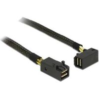 Delock 83643 Kabel Mini SAS HD SFF-8643 > Mini SAS HD SFF-8643 haaks 1 m