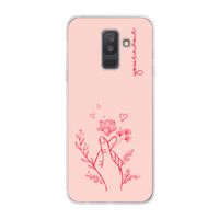 Giving Flowers: Samsung Galaxy A6 Plus (2018) Transparant Hoesje