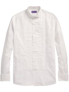 Ralph Lauren Purple Label chemise en popeline à manches longues - Blanc