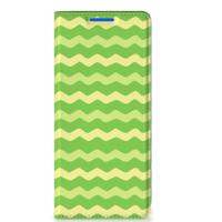 OPPO Reno 6 Pro Plus 5G | Hoesje met Magneet | Waves Green