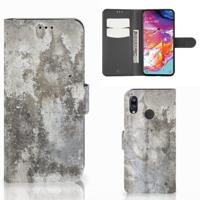 Samsung Galaxy A70 | Bookcase | Beton Print