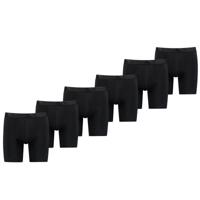 Puma Sport Boxershorts Microfiber Long 6-pack Zwart-XL