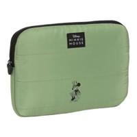 Laptophoes Minnie Mouse Mint shadow Militair groen (31 x 23 x 2 cm)